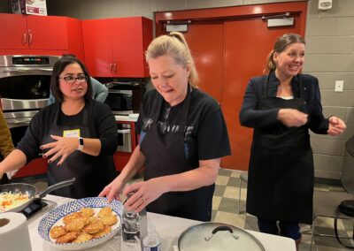 moments from Ukrainian cooking class