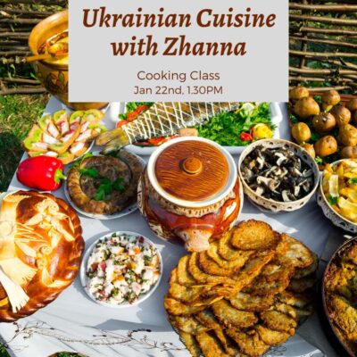Ukrainian Cuisine with Zhanna cooking class.