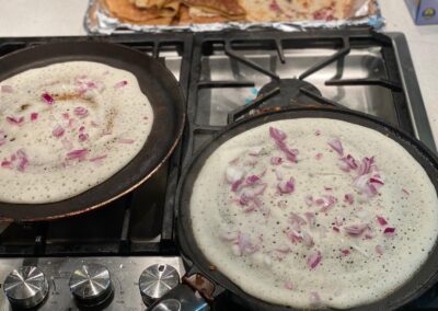 The versatile Dosa - Crepes from South India in the South Indian Cooking Class