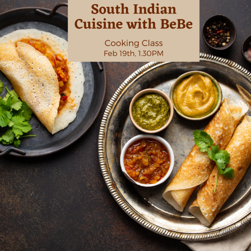 South Indian Cooking Class