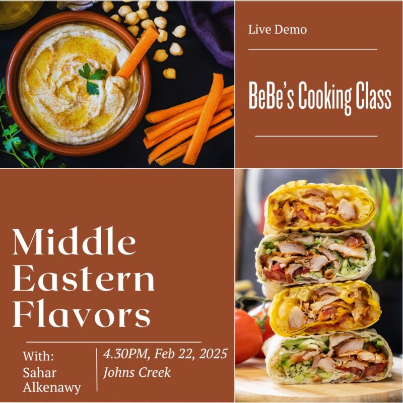 Middle eastern cooking class